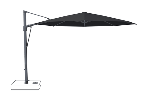 Glatz Parasol VITA Sfera rond Cat.5 615 Black Alu laque anthracite