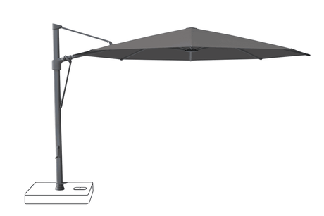 Glatz Parasol VITA Sfera rond Cat.5 807 Lava Alu laque anthracite