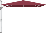 Glatz Parasol FORTANO carre Qualite 4 436 Wine Alu naturel eloxe