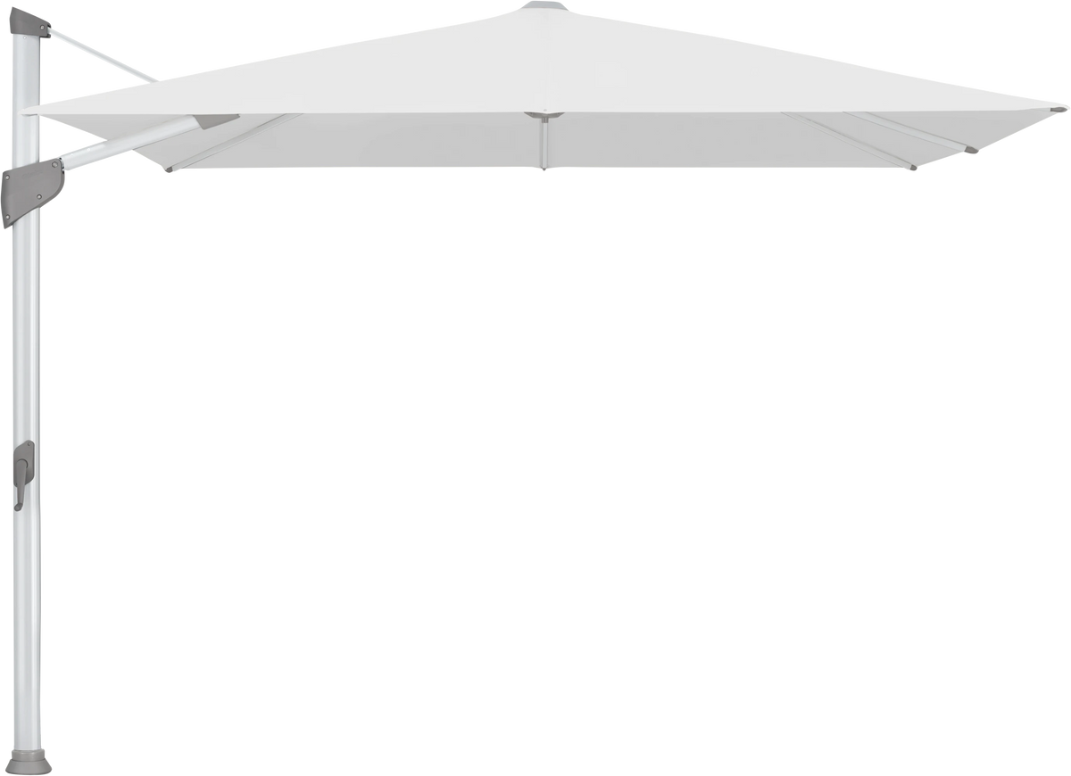 Glatz Parasol FORTANO carre Cat.5 500 Plaster Alu naturel eloxe