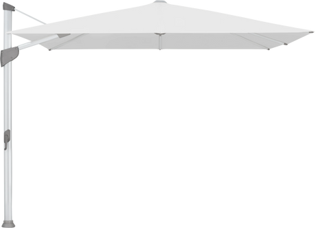 Glatz Parasol FORTANO carre Cat.5 500 Plaster Alu naturel eloxe