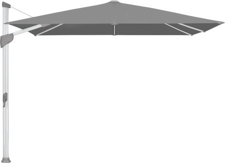 Glatz Parasol FORTANO carre Cat.5 502 Thunder Alu naturel eloxe