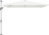 Glatz Parasol FORTANO carre Cat.5 510 White Alu naturel eloxe