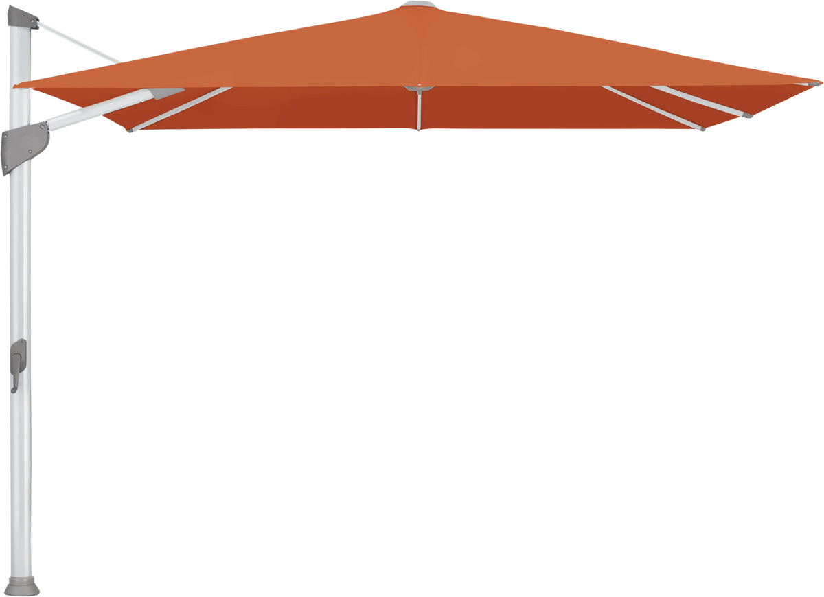 Glatz Parasol FORTANO carre Cat.5 513 Outback Alu naturel eloxe