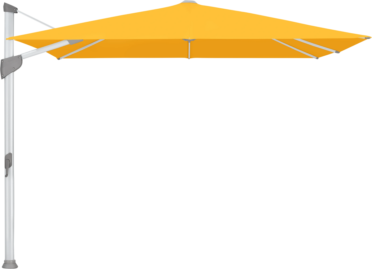 Glatz Parasol FORTANO carre Cat.5 514 Corn Alu naturel eloxe