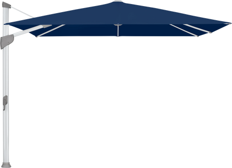 Glatz Parasol FORTANO carre Cat.5 530 Atlantic Alu naturel eloxe