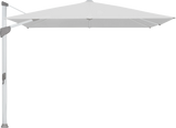 Glatz Parasol FORTANO carre Cat.5 550 Cement Alu naturel eloxe