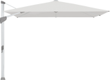 Glatz Parasol FORTANO carre Cat.5 556 Alabaster Alu naturel eloxe