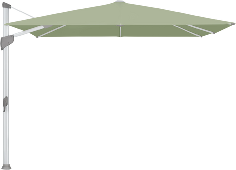 Glatz Parasol FORTANO carre Cat.5 579 Pistachio Alu naturel eloxe