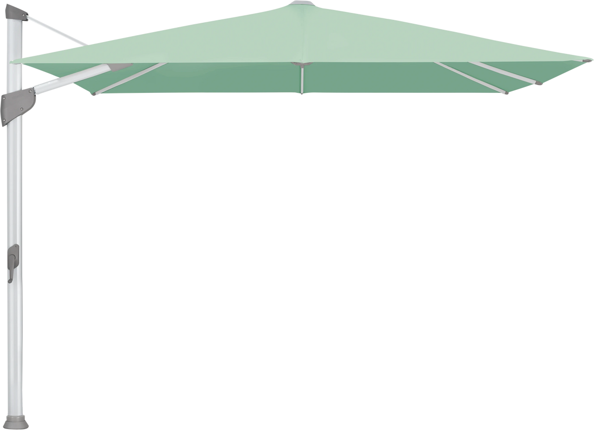 Glatz Parasol FORTANO carre Cat.5 581 Jade Alu naturel eloxe