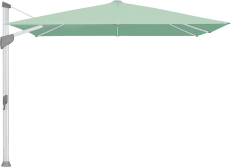 Glatz Parasol FORTANO carre Cat.5 581 Jade Alu naturel eloxe