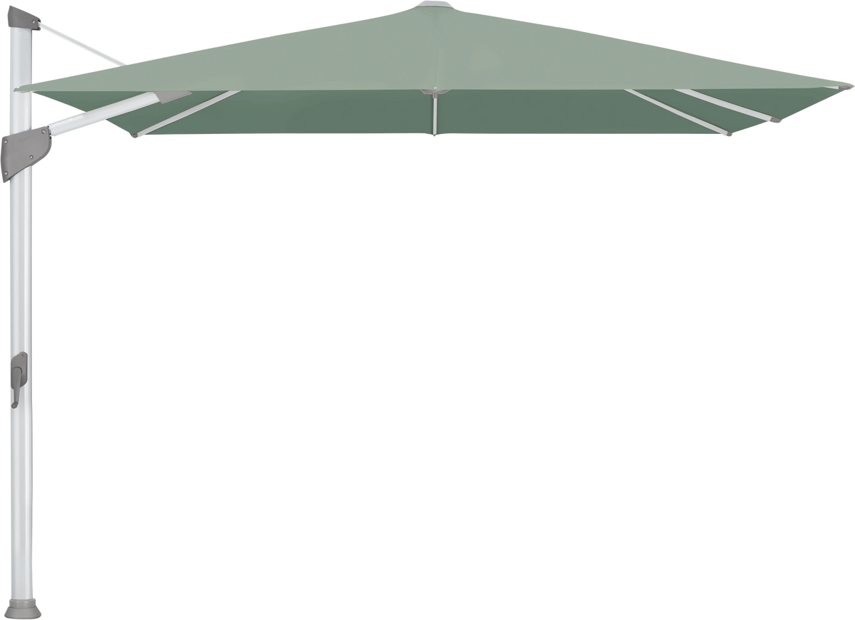Glatz Parasol FORTANO carre Cat.5 588 Olive Alu naturel eloxe