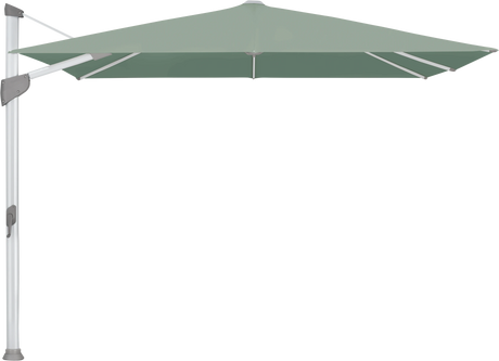 Glatz Parasol FORTANO carre Cat.5 588 Olive Alu naturel eloxe
