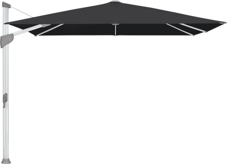 Glatz Parasol FORTANO carre Cat.5 615 Black Alu naturel eloxe