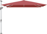 Glatz Parasol FORTANO carre Cat.5 637 Cherry Alu naturel eloxe