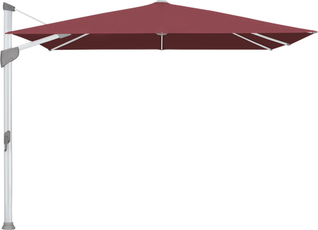 Glatz Parasol FORTANO carre Cat.5 644 Merlot Alu naturel eloxe