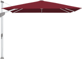 Glatz Parasol FORTANO carre Cat.5 645 Burgundy Alu naturel eloxe