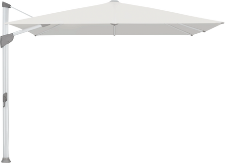 Glatz Parasol FORTANO carre Cat.5 665 Chrome Alu naturel eloxe