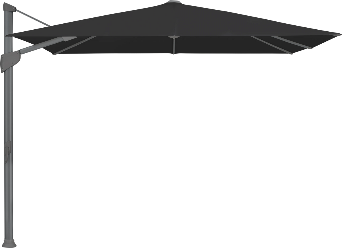 Glatz Parasol FORTANO carre Qualite 4 408 Black Alu laque anthracite