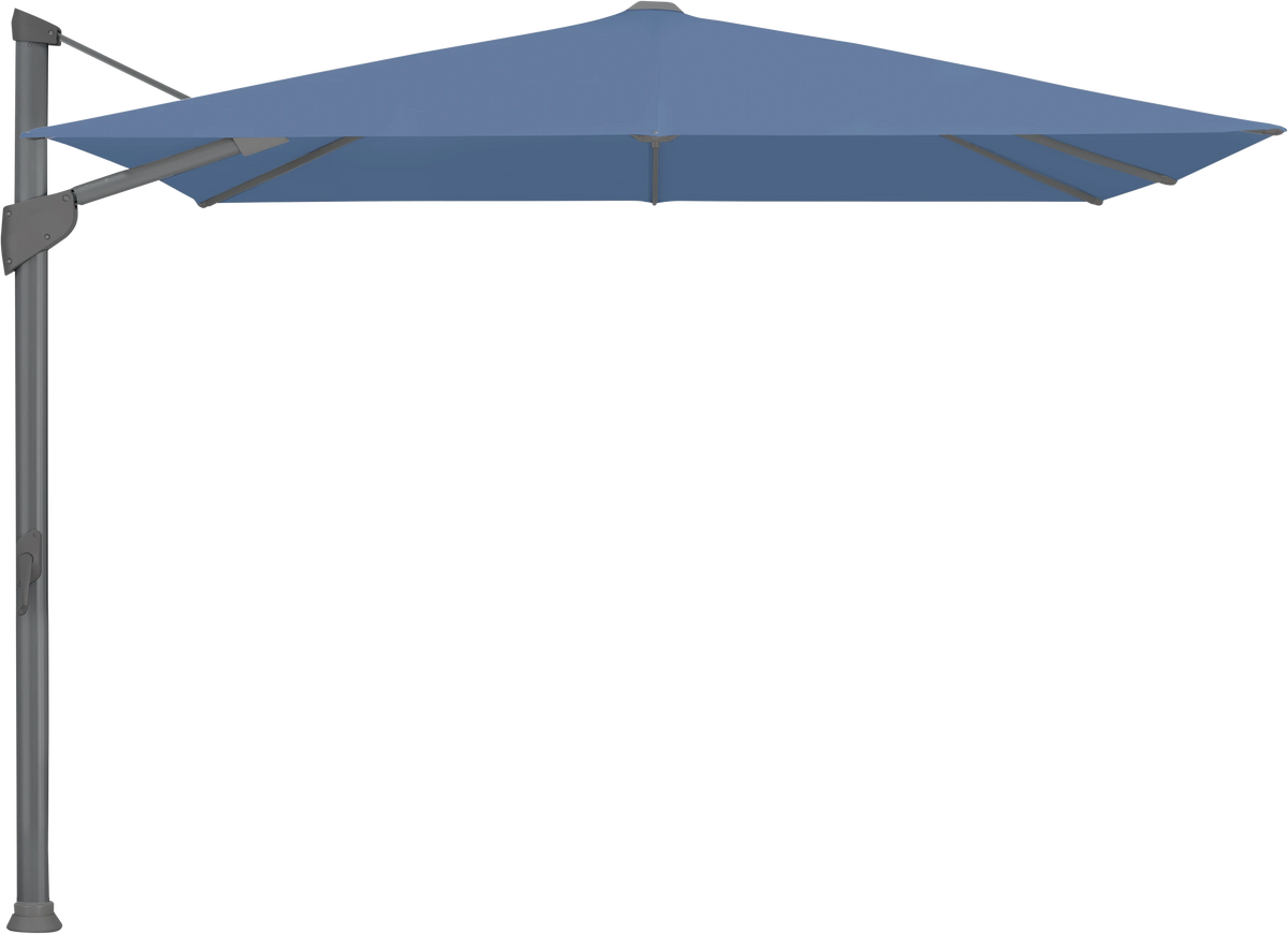 Glatz Parasol FORTANO carre Qualite 4 418 Cobalt Alu laque anthracite