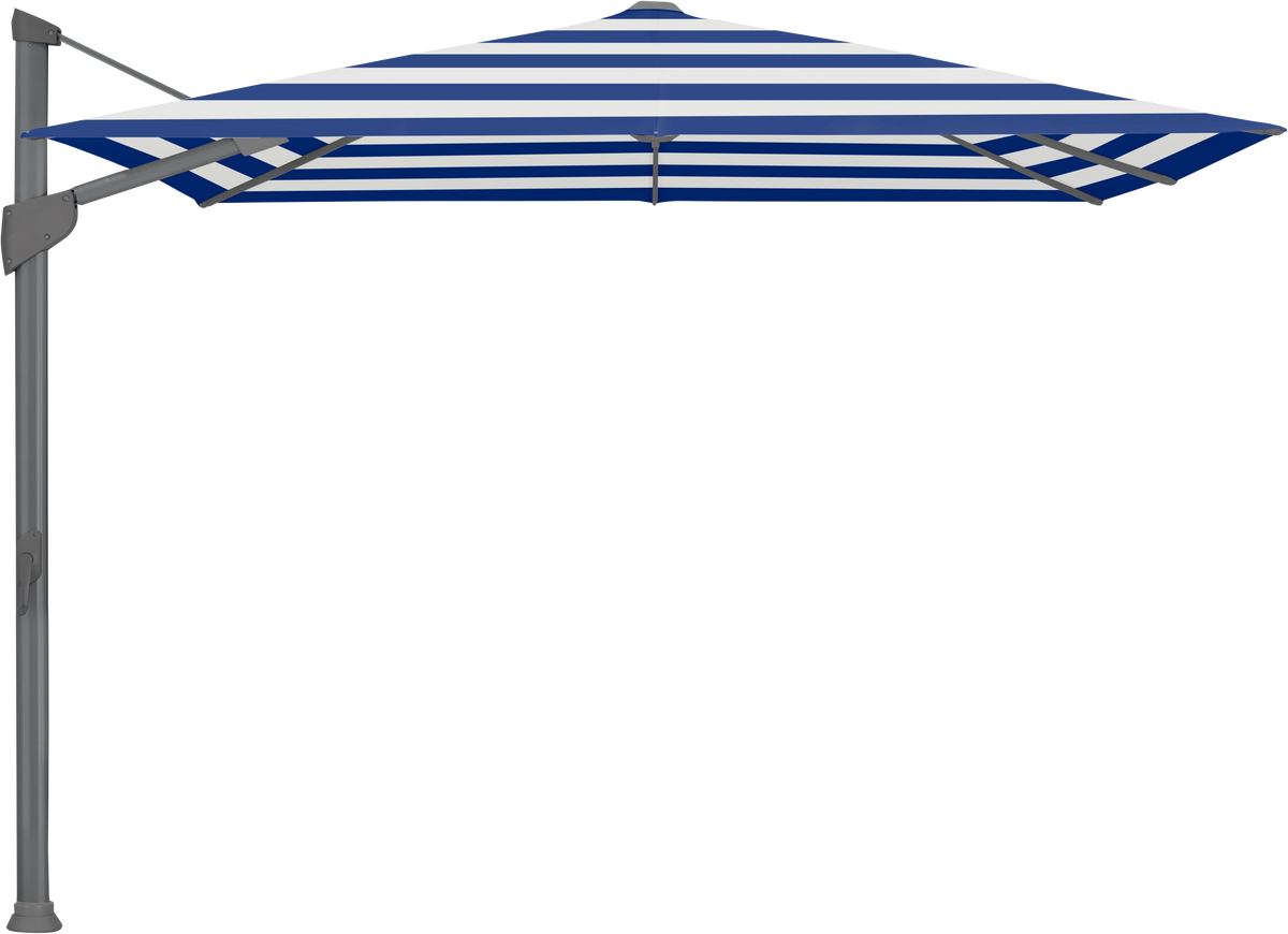 Glatz Parasol FORTANO carre Cat.5 602 Blue Stripe Alu laque anthracite