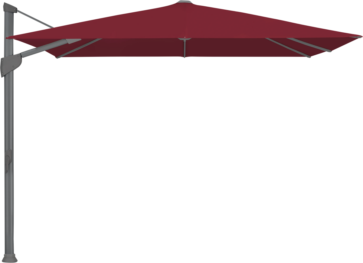 Glatz Parasol FORTANO carre Cat.5 645 Burgundy Alu laque anthracite