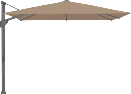 Glatz Parasol FORTANO carre Cat.5 650 Camel Alu laque anthracite