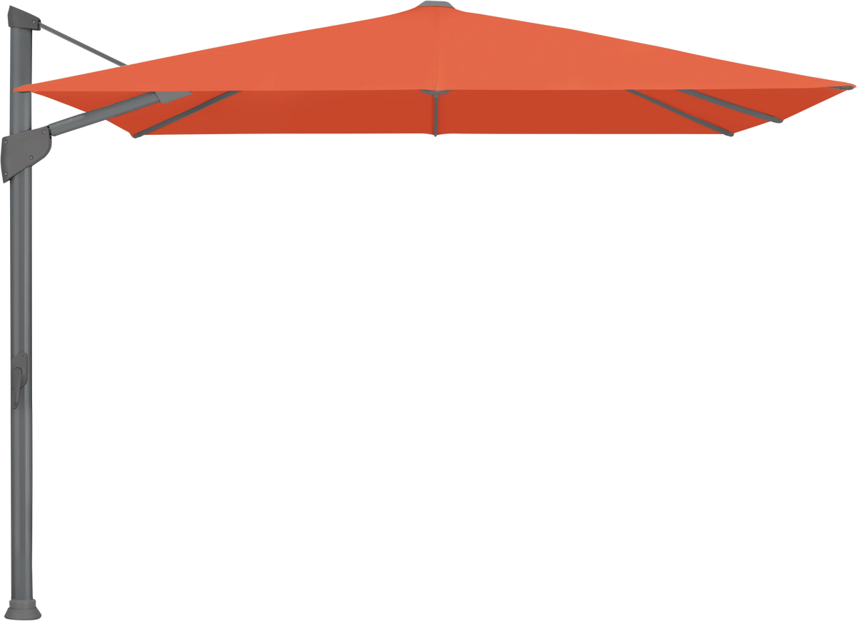 Glatz Parasol FORTANO carre Cat.5 660 Papaya Alu laque anthracite