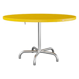 Schaffner Säntis Table repas rabattable Ø117cm – Jaune 11 / Galvanisé à chaud 02
