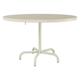 Schaffner Säntis Table repas rabattable Ø117cm – Sable Pastel 15 / Vert Pastel 64