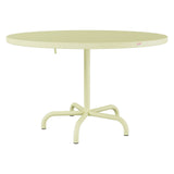 Schaffner Säntis Table repas rabattable Ø117cm – Jaune Buis 18 / Jaune Buis 18