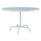 Schaffner Säntis Table repas rabattable Ø117cm – Bleu Pastel 51 / Bleu Pastel 51