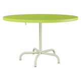 Schaffner Säntis Table repas rabattable Ø117cm – Vert clair 63 / Vert Pastel 64