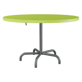 Schaffner Säntis Table repas rabattable Ø117cm – Vert clair 63 / Graphite 73