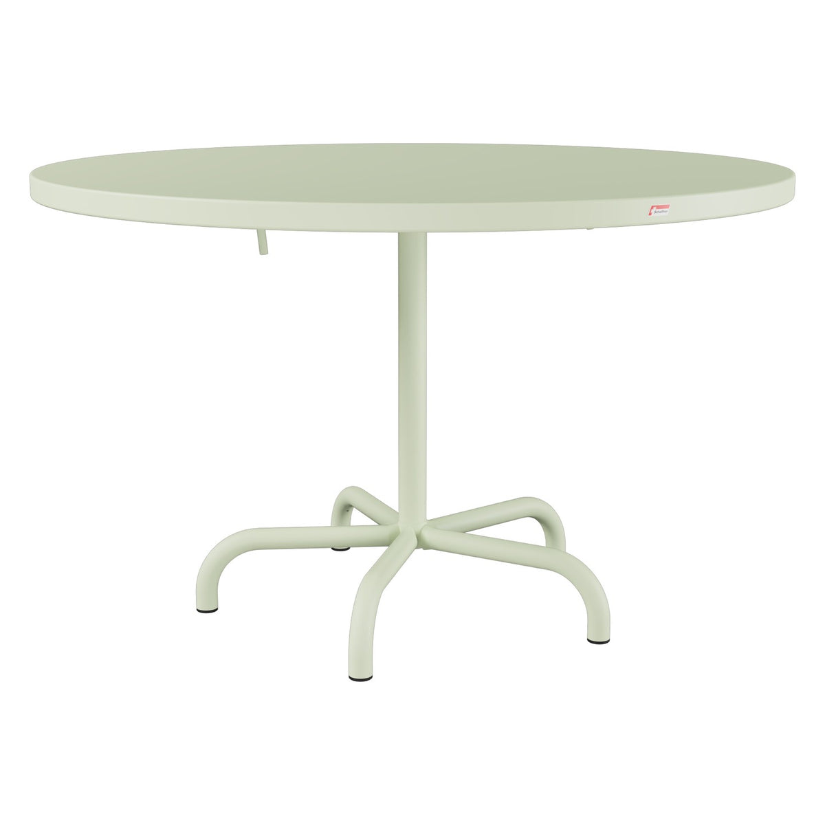 Schaffner Säntis Table repas rabattable Ø117cm – Vert Pastel 64 / Vert Pastel 64