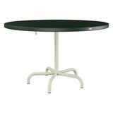 Schaffner Säntis Table repas rabattable Ø117cm – Vert Sapin 66 / Vert Pastel 64