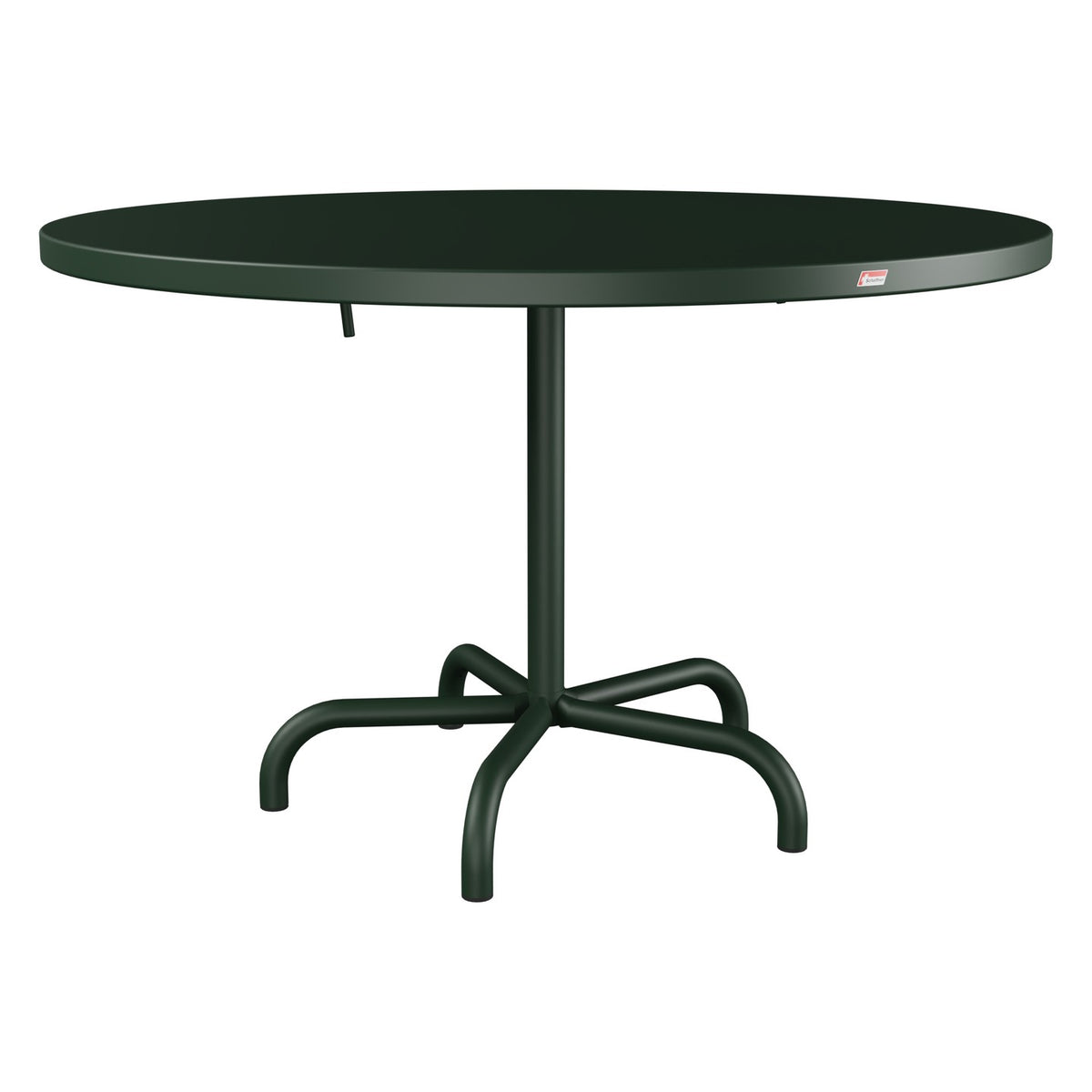 Schaffner Säntis Table repas rabattable Ø117cm – Vert Sapin 66 / Vert Sapin 66
