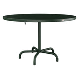 Schaffner Säntis Table repas rabattable Ø117cm – Vert Sapin 66 / Vert Sapin 66