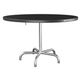 Schaffner Säntis Table repas rabattable Ø117cm – Anthracite 77 / Galvanisé à chaud 02