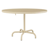 Schaffner Säntis Table repas rabattable Ø117cm – Marron Pastel 83 / Marron Pastel 83