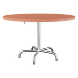 Schaffner Säntis Table repas rabattable Ø117cm – Terracotta 84 / Galvanisé à chaud 02