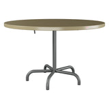 Schaffner Säntis Table repas rabattable Ø117cm – Champagne 85 / Graphite 73