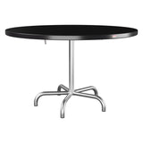 Schaffner Säntis Table repas rabattable Ø117cm – Noir 91 / Galvanisé à chaud 02