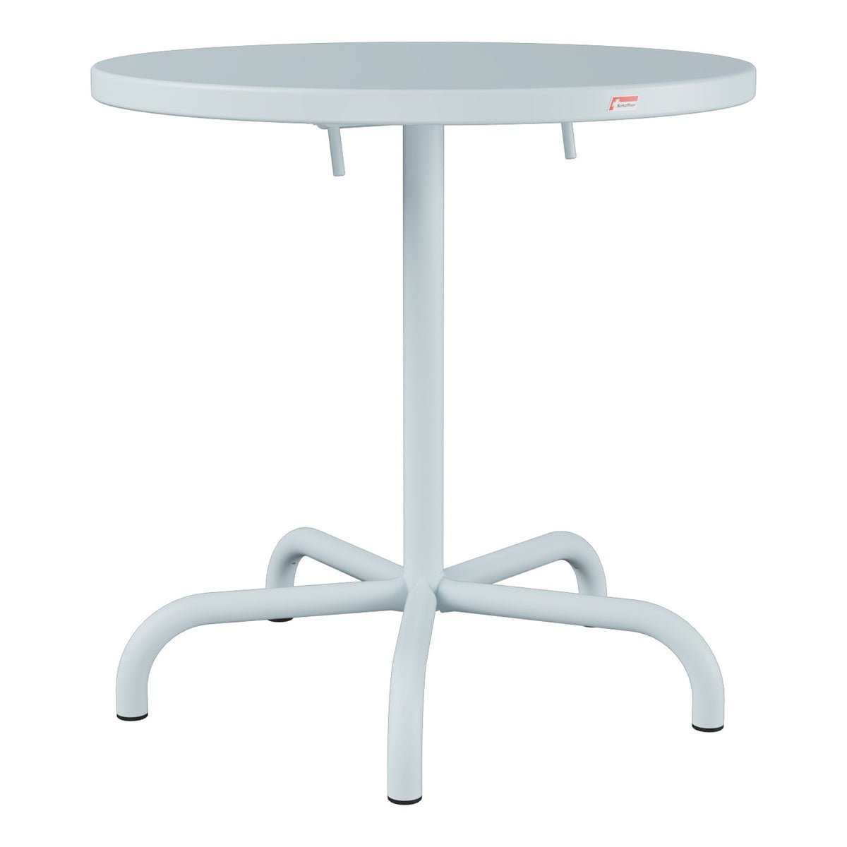 Schaffner Säntis Table repas rabattable Ø72cm – Bleu Pastel 51 / Bleu Pastel 51