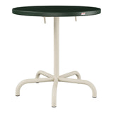 Schaffner Säntis Table repas rabattable Ø72cm – Vert Sapin 66 / Sable Pastel 15