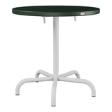 Schaffner Säntis Table repas rabattable Ø72cm – Vert Sapin 66 / Gris Argent 78