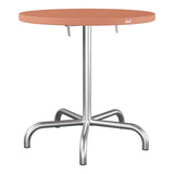 Schaffner Säntis Table repas rabattable Ø72cm – Terracotta 84 / Galvanisé à chaud 02
