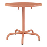 Schaffner Säntis Table repas rabattable Ø72cm – Terracotta 84 / Terracotta 84