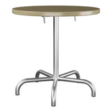 Schaffner Säntis Table repas rabattable Ø72cm – Champagne 85 / Galvanisé à chaud 02