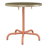 Schaffner Säntis Table repas rabattable Ø72cm – Champagne 85 / Terracotta 84